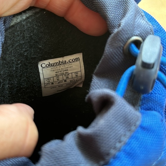 Columbia Unisex-Child Powderbug Plus Ii Snow Boot Collegiate Navy, Chili - Picture 7 of 11